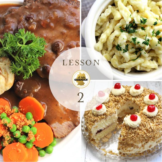 German Traditional Food Lesson 2